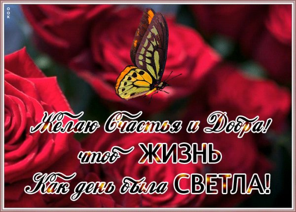 Желаю счастья и добра