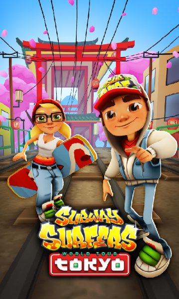 Subway Surf управление клавиатурой
