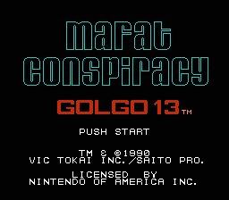 Mafat Conspiracy - Golgo 13 (U) [!][t1]