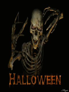 scary skeleton