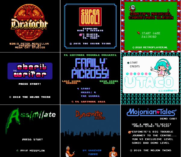 NES Homebrew Full Pack