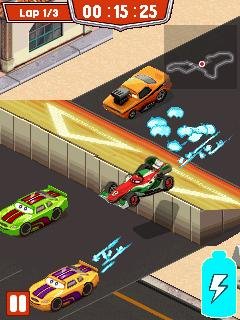 Cars Hotshot 240x320 RUS Nokia s40v3