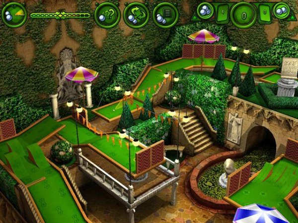 minigolf setup