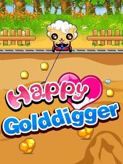 happy gold digger