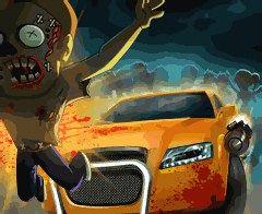 Car Racing Zombie Killer 240x400