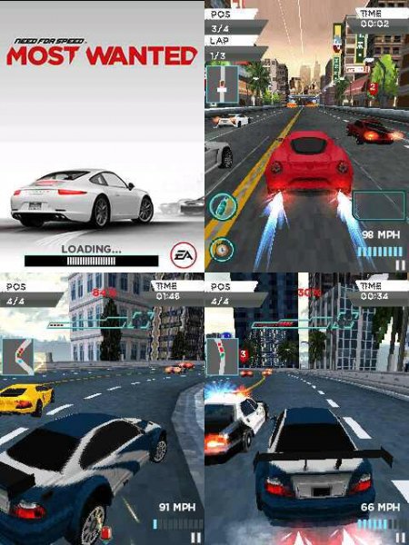 NFS Mostwanted 3D 320x240 Asha302