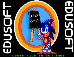 Sonic's Edusoft (Prototype)