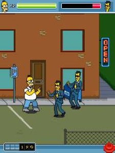 The Simpsons Arcade RUS Nokia 176x208