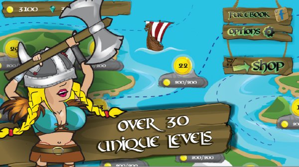 Platform games warrior viking v 1.1.0