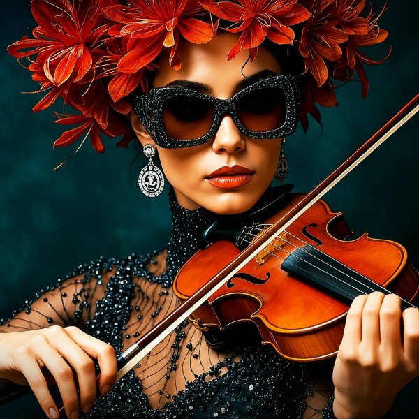 Deep Violin Vibes - Scarlet