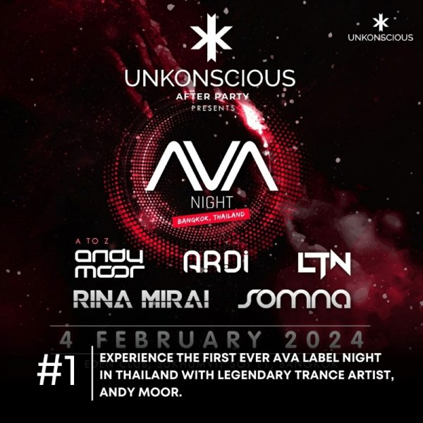 A.R.D.I - AVA Night UnKonscious Beach Festival Bangkok, Thailand (04-02-2K24)