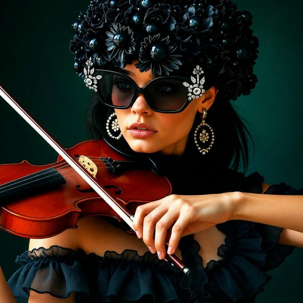 Deep Violin Vibes - Black Pearl
