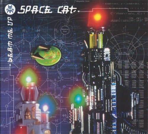 Space cat - Cat on mushroom