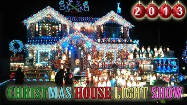 Cadger Dubstep Christmas Lights House - Cadger Dubstep Christmas Lights House 2012 - Full Show