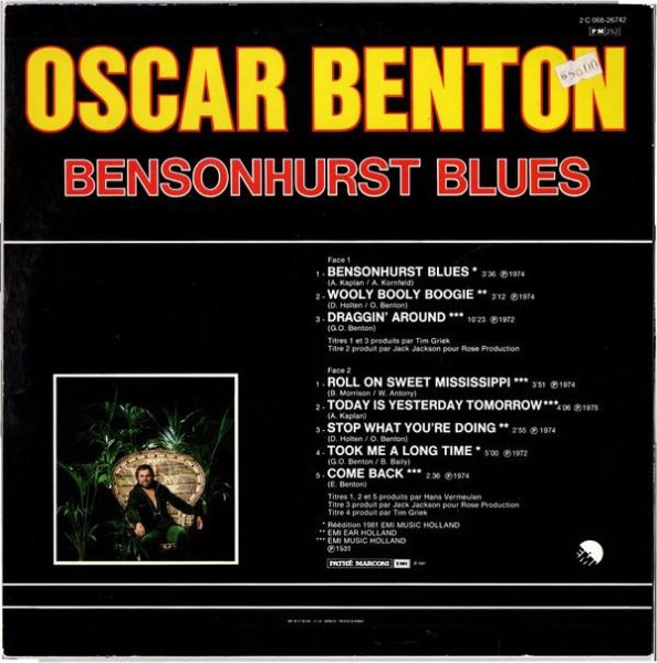 OSCAR BENTON - Bensonhurst Blues