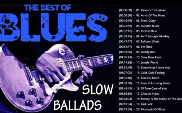 VA - Slow Blues &amp; Blues Rock Ballads Playlist