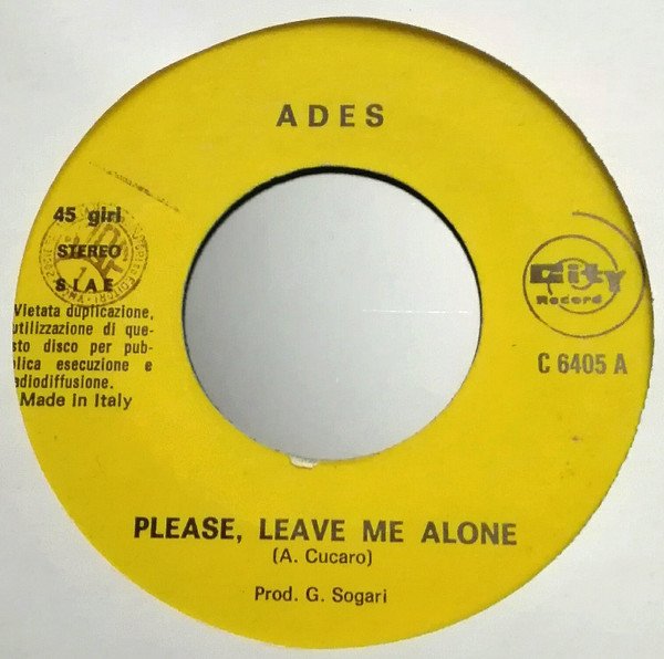 Ades - Please, Leave Me Alone