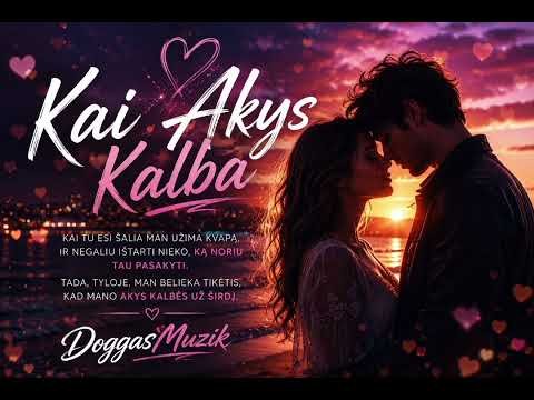 DoggasMuzik - Kai Akys Kalba  (Romantic energetic Eurodisco / Synthpop)