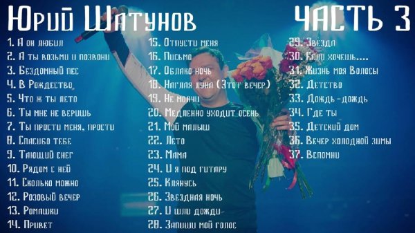 Юрий Шатунов - Сборник Песен. Часть 3