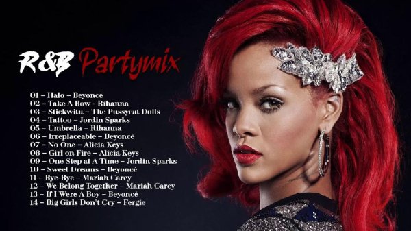 90S RnB MIX - BEST 90S R&amp;B PARTY MIX - Rihanna, Beyoncé, Mariah Carey