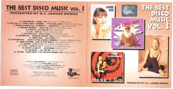 Various Artists - The Best Disco Music Vol.3 (1995)_CD-Rip