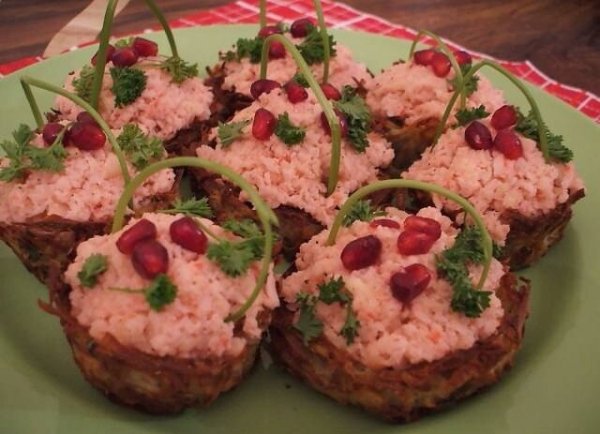 КОРЗИНКИ С КРАБОВЫМ МЯСОМ