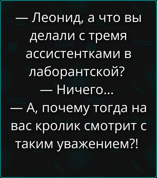 Леонид и кролик