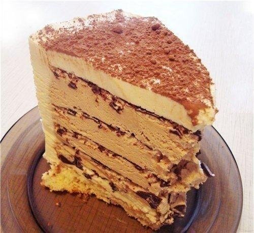 Торт Кофе с шоколадом БЕЗ ДУХОВКИ