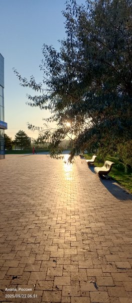 Анапа. Восход солнца в районе речки Анапка