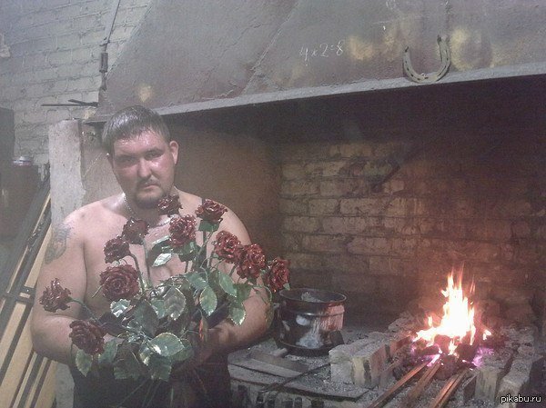 Розы из железа