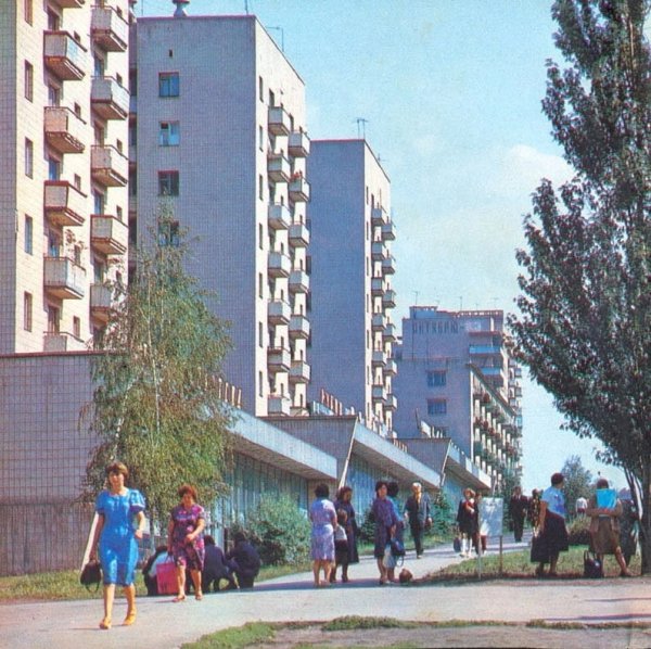 Краматорск, улица Дворцовая, 1983 год