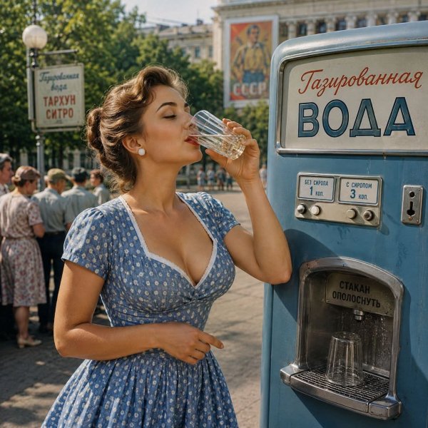 Газ вода из автомата