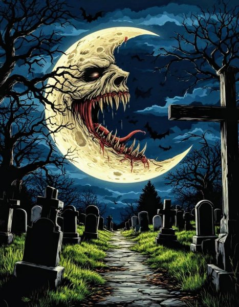 The evil moon