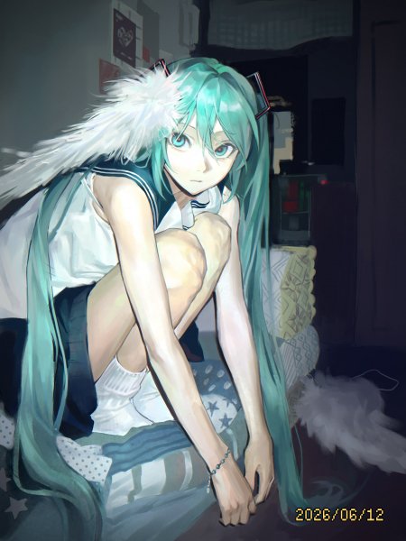 Hatsune miku vocaloid drawn by qm chengzhi df34d