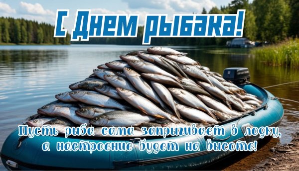 С днём рыбака!