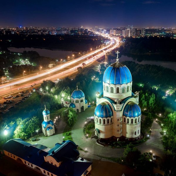ночная Москва
