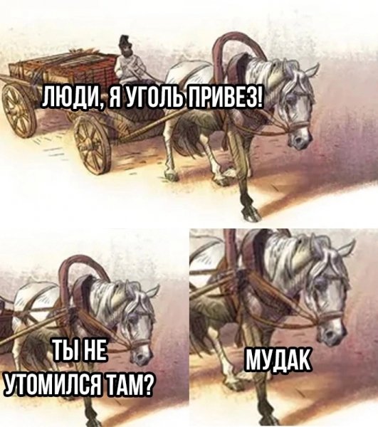 Уголь привёз