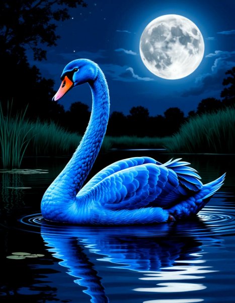 Blue swan