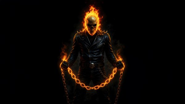 Ghost-rider-chain-4k 26@5@r