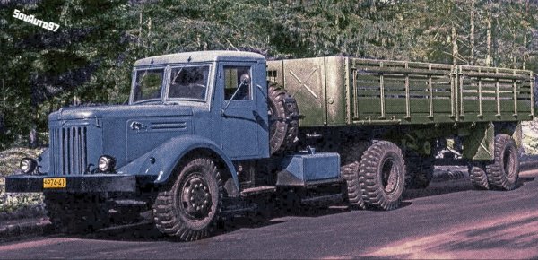 МАЗ-200В (прототип с двигателем ЯАЗ-М206
