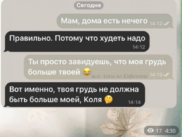 Диета от мамы