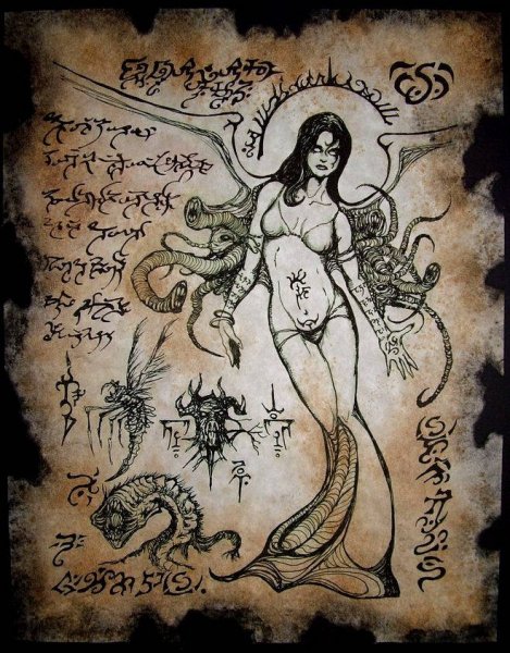 Dark goddess