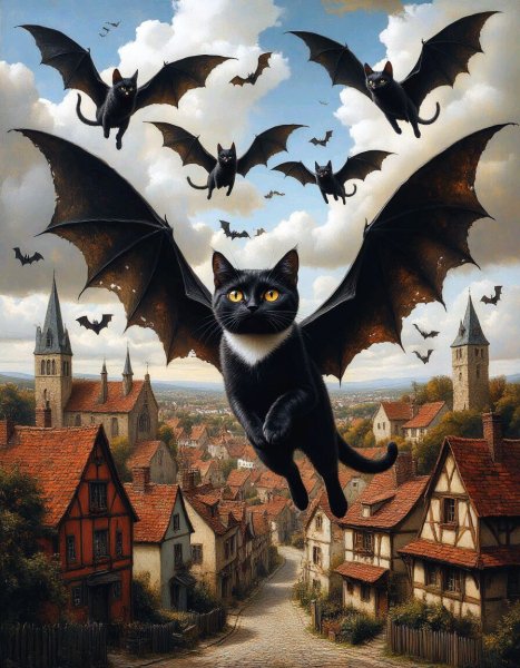 Flying Cats