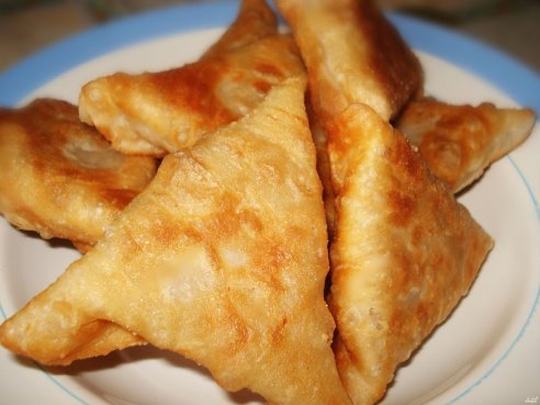 Слоеная самса с мясом