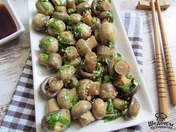 ШАМПИНЬОНЫ ПО-КОРЕЙСКИ
