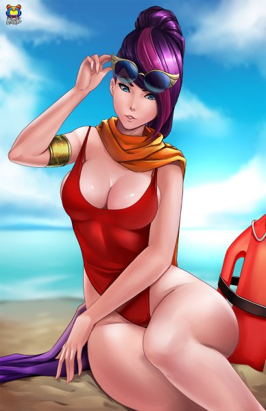 fiora baywatch by kyoffie12-dbhvjf0