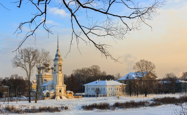Россия Зима Церковь